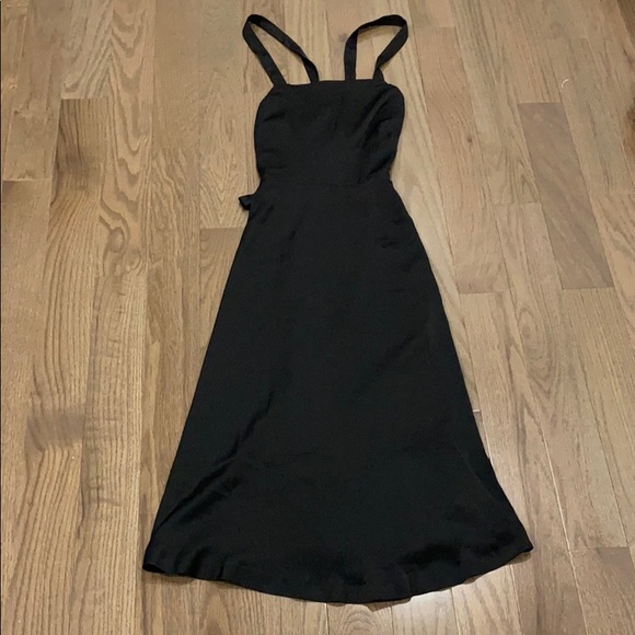 Madewell Cross-Back Midi Dress - Picture 4 of 8